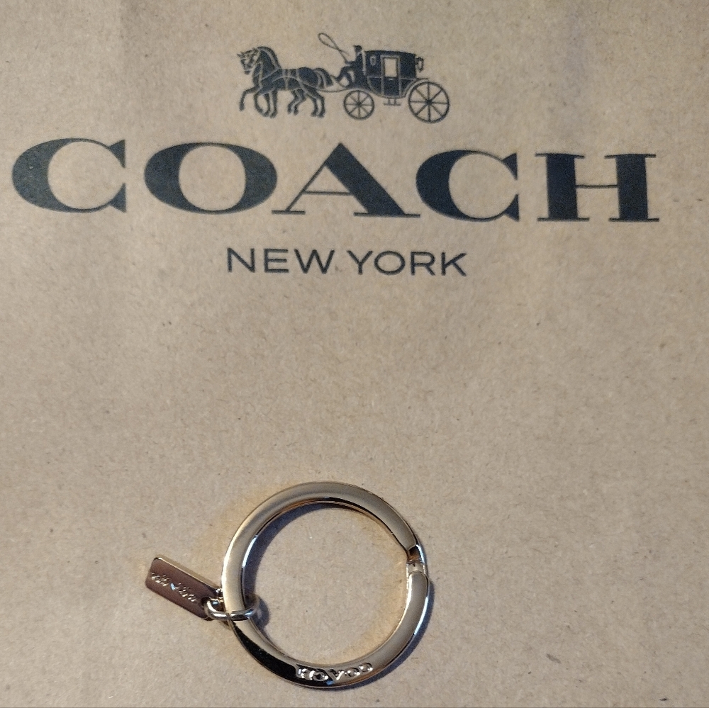 Coach  Gold Key Ring